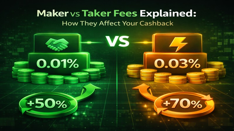 Maker vs Taker Fees Explained: How They Affect Your Cashback