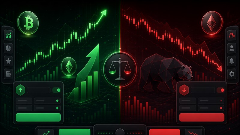 Long vs Short in Crypto Futures: How Beginners Trade Both Directions