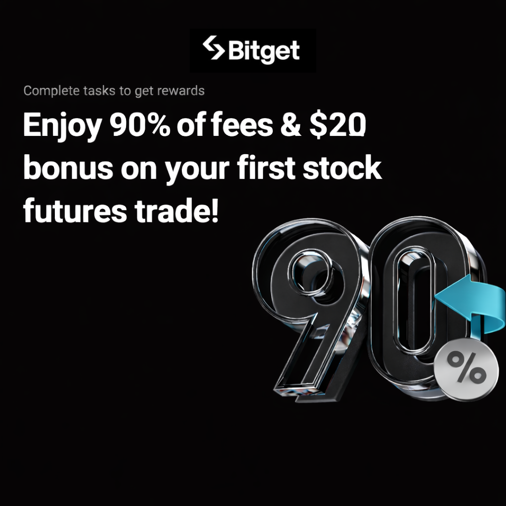 Enjoy 90% off fees & $20 bonus on your first stock futures trade!