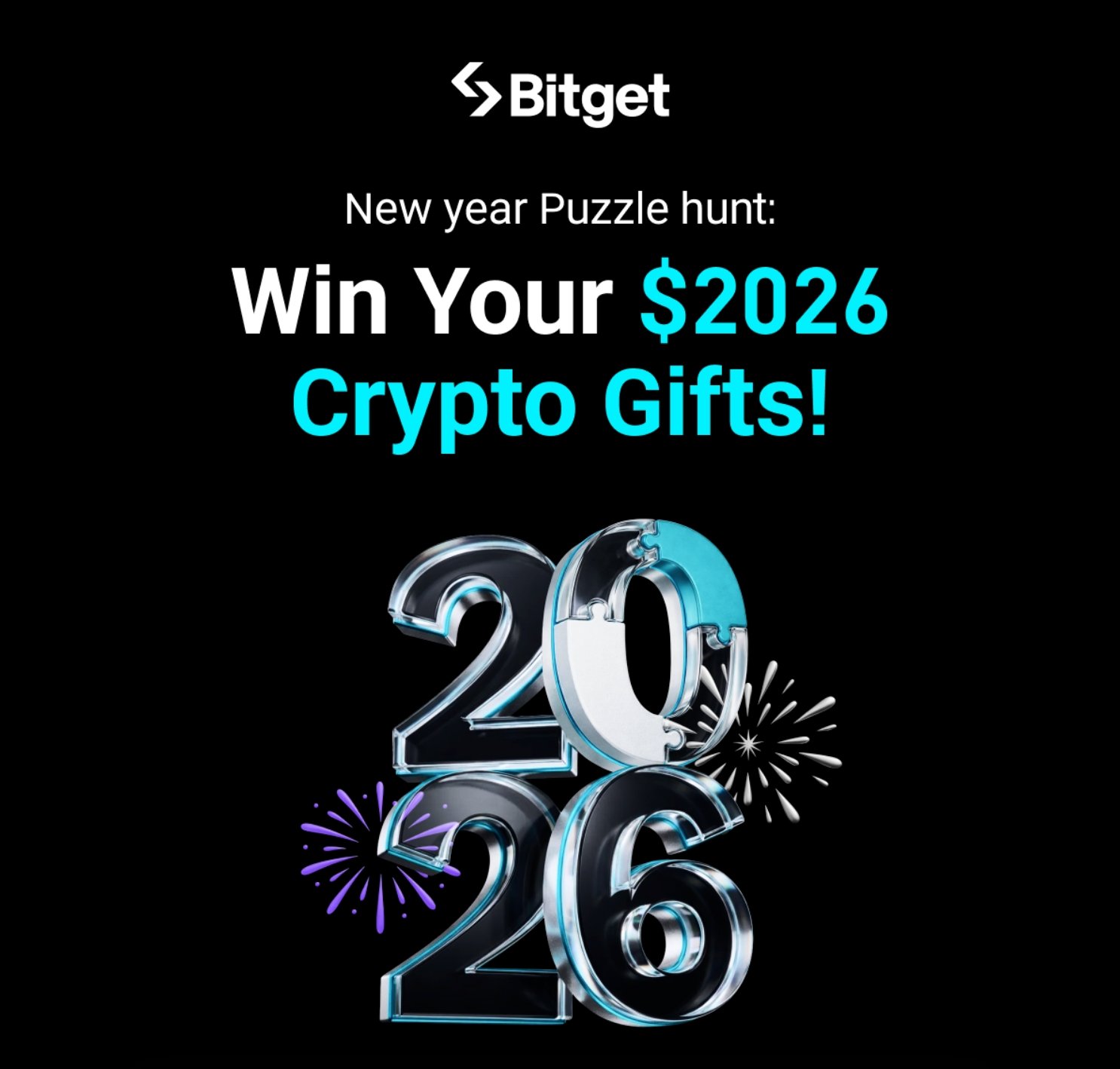 New year Puzzle hunt: Win Your $2026 Crypto Gifts!